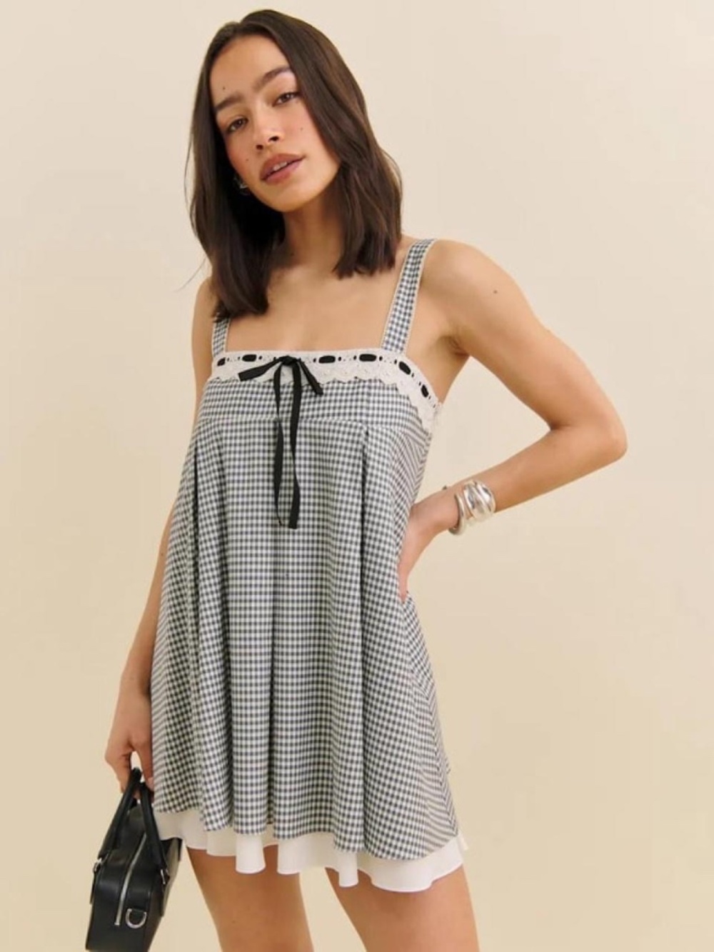 Reformation Shai Dress in Gingham